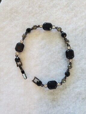 Givenchy Black & Crystal Bracelet